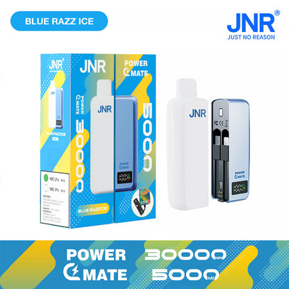 JNR PowerMate 30000 Puffs Disposable Vape In Sales-5500mAh Battery, 19ml E-liquid, Multiple Nicotine 10 Flavors