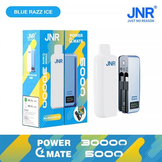 JNR PowerMate 30000 Puffs Disposable Vape In Sales-5500mAh Battery, 19ml E-liquid, Multiple Nicotine 10 Flavors