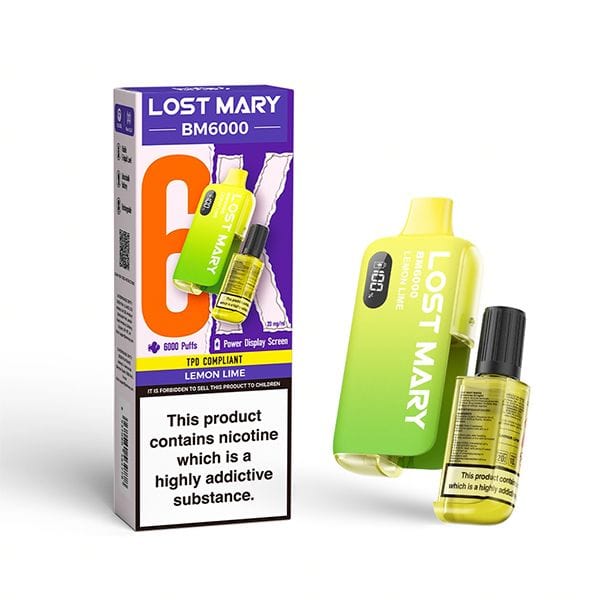 Lost Mary BM6000 Disposable Vape,650mAh 17+ Lost Mary Flavours.