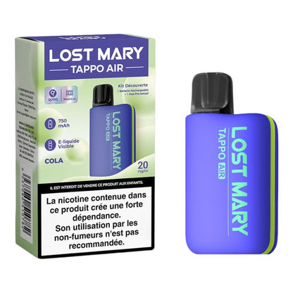 Lost Mary - Kit Pod Découverte Tappo Air 20mg - 2ml Prefilled