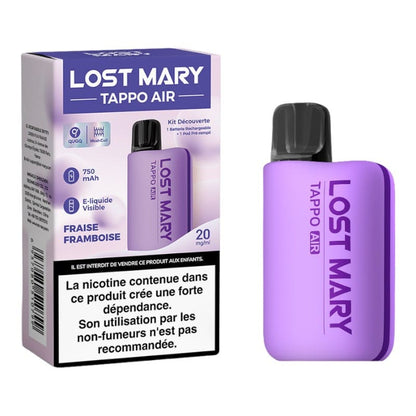 Lost Mary - Kit Pod Découverte Tappo Air 20mg - 2ml Prefilled