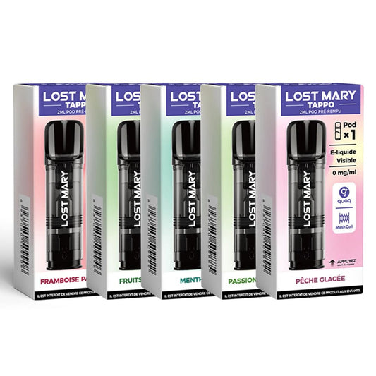 LOST MARY Tappo - Pack de 2 Cartouches 2ml 600 Puffs