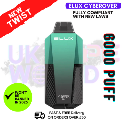 Rainbow Elux CyberOver 6000 Puff 6K Pod Vape Kit