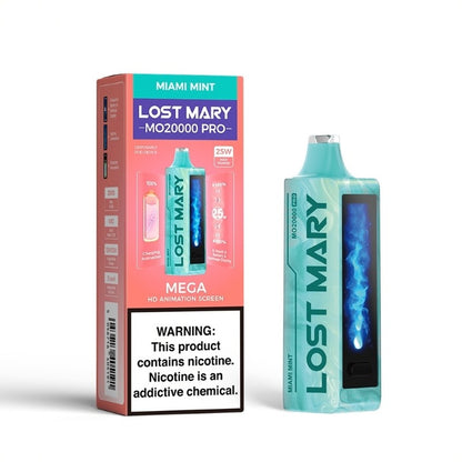 Disposable Vape 20000 Puffs - Lost Mary MO20000 Pro (5% Nic) | Dual Mesh Coil