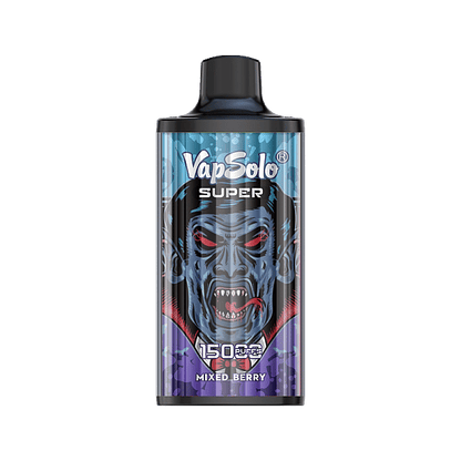 VapSolo Super 15K Puffs Disposable Vape | Ajustable Airflow,Mesh Coil,Type-C Port