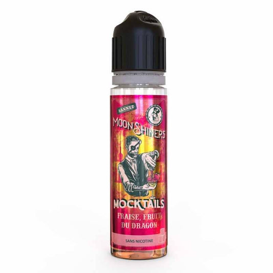 MOONSHINERS Mocktails Fraise Fruit Du Dragon - E-liquide 50ml