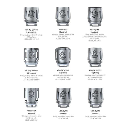 [OpenBox] SMOKTECH TFV8 BABY - Pack de 5 Résistances