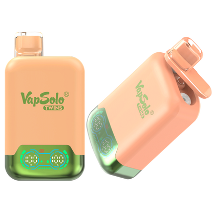 VapSolo Twins 20K Puffs Disposable Vape | Dual Flavors,Airflow Control,Smart Display Screen