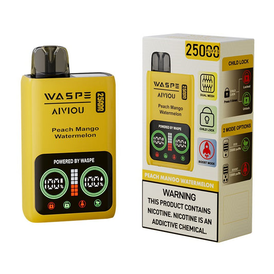WASPE  Aiviou 25000 Puffs Disposable Vape 25ml 650mah 10 Flavors