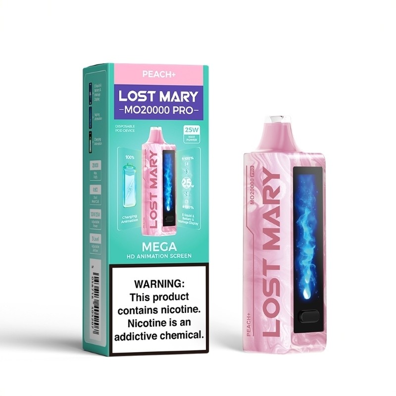 Disposable Vape 20000 Puffs - Lost Mary MO20000 Pro (5% Nic) | Dual Mesh Coil