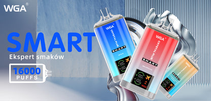 WGA Crystal Plus 16000 Puffs Disposable Vape 27ml 650mAh 12 Flavors