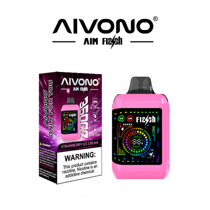 AIVONO Aim Flash 35000 PuffsDisposable Vape 28ml 850mAh 15 Flavors