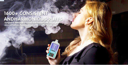 WGA Crystal Plus 16000 Puffs Disposable Vape 27ml 650mAh 12 Flavors