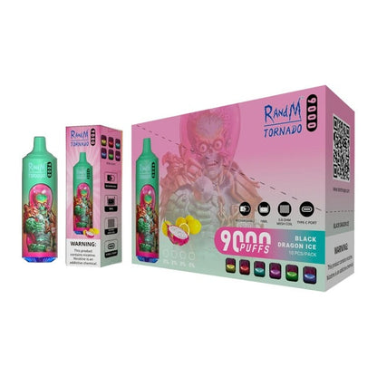 RandM Tornado 9000 Puffs Vape original E Cigarette Bang King Double Crystal 20000 Puffs Vape 20K Disposable Vape Pen E Cigarette Prefilled -850mAh Battery, 14ml E-liquid, Multiple Nicotine 10 Flavors