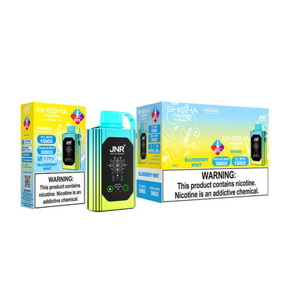 JNR Shisha Hookah Box 30000Puffs Disposable Vape 25ml 1000mAh 15 Flavors