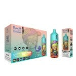 RandM Tornado 9000 Puffs Vape original E Cigarette Bang King Double Crystal 20000 Puffs Vape 20K Disposable Vape Pen E Cigarette Prefilled -850mAh Battery, 14ml E-liquid, Multiple Nicotine 10 Flavors