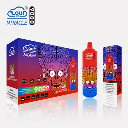 Cloud Bar  9000 Puffs  5% Rechargeable Electronic Vapes Pen 18ml 650MAH 11 Flavors for Cigarettes Lovers