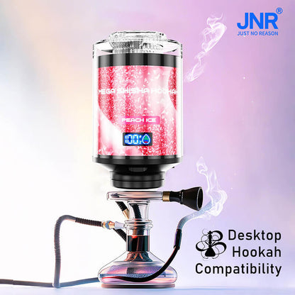 JNR Mega Shisha Hookah 100K Disposable Vape 2% Nicotine Salt 2200mAh 60ML 11 Flavors
