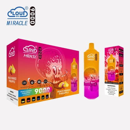 Cloud Bar  9000 Puffs  5% Rechargeable Electronic Vapes Pen 18ml 650MAH 11 Flavors for Cigarettes Lovers