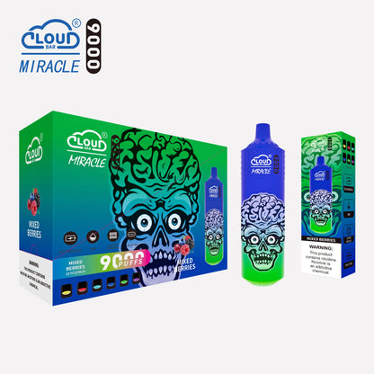 Cloud Bar  9000 Puffs  5% Rechargeable Electronic Vapes Pen 18ml 650MAH 11 Flavors for Cigarettes Lovers