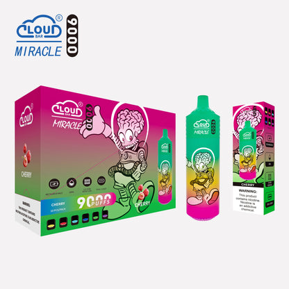 Cloud Bar  9000 Puffs  5% Rechargeable Electronic Vapes Pen 18ml 650MAH 11 Flavors for Cigarettes Lovers