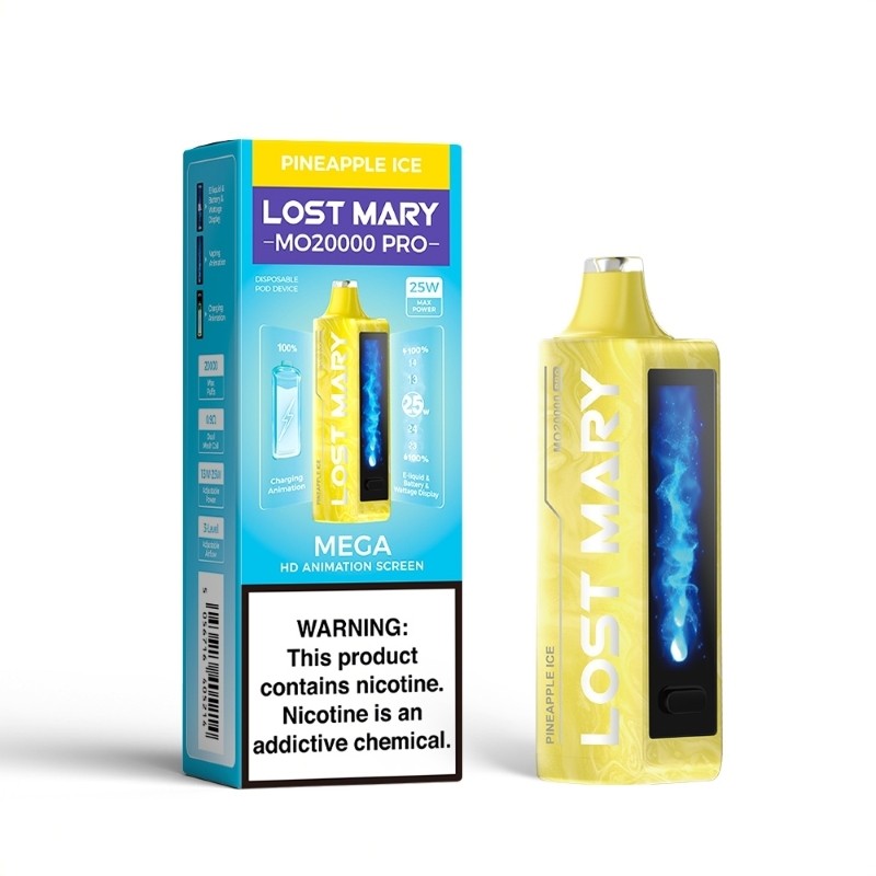 Disposable Vape 20000 Puffs - Lost Mary MO20000 Pro (5% Nic) | Dual Mesh Coil