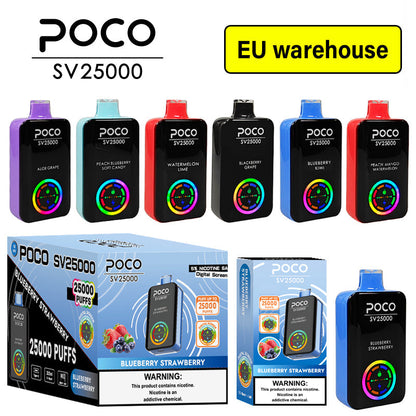 EU Warehouse POCO SV25000 Puffs Disposable Vape Wholesale