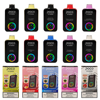 EU Warehouse POCO SV25000 Puffs Disposable Vape Wholesale