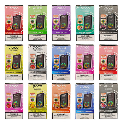 EU Warehouse POCO SV25000 Puffs Disposable Vape Wholesale