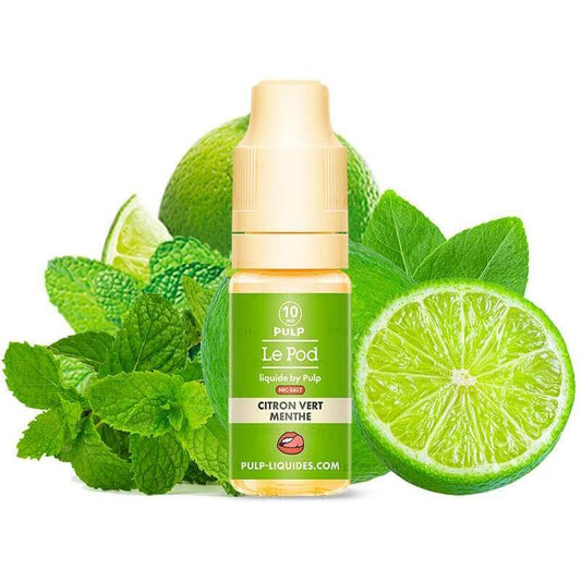 PULP Le Pod Citron Vert Menthe - Sel de nicotine 10ml
