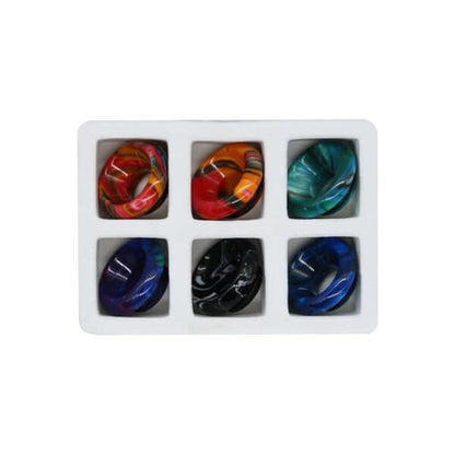 REEWAPE R18 - Pack de 6 Drip Tips 810 Resin