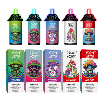 R&M CRYSTAL 9000 Puffs Disposable  Vape Wholesale