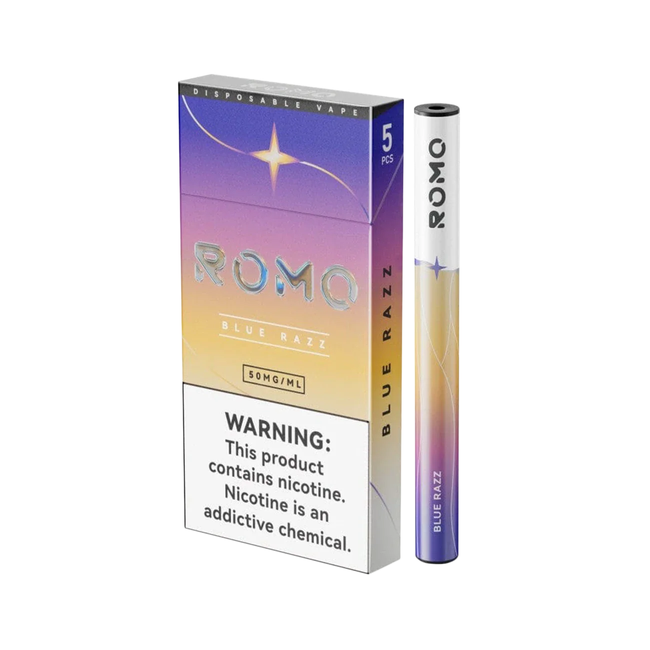 Romo 200 Puffs Disposable Vape 5PK