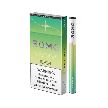 Romo 200 Puffs Disposable Vape 5PK