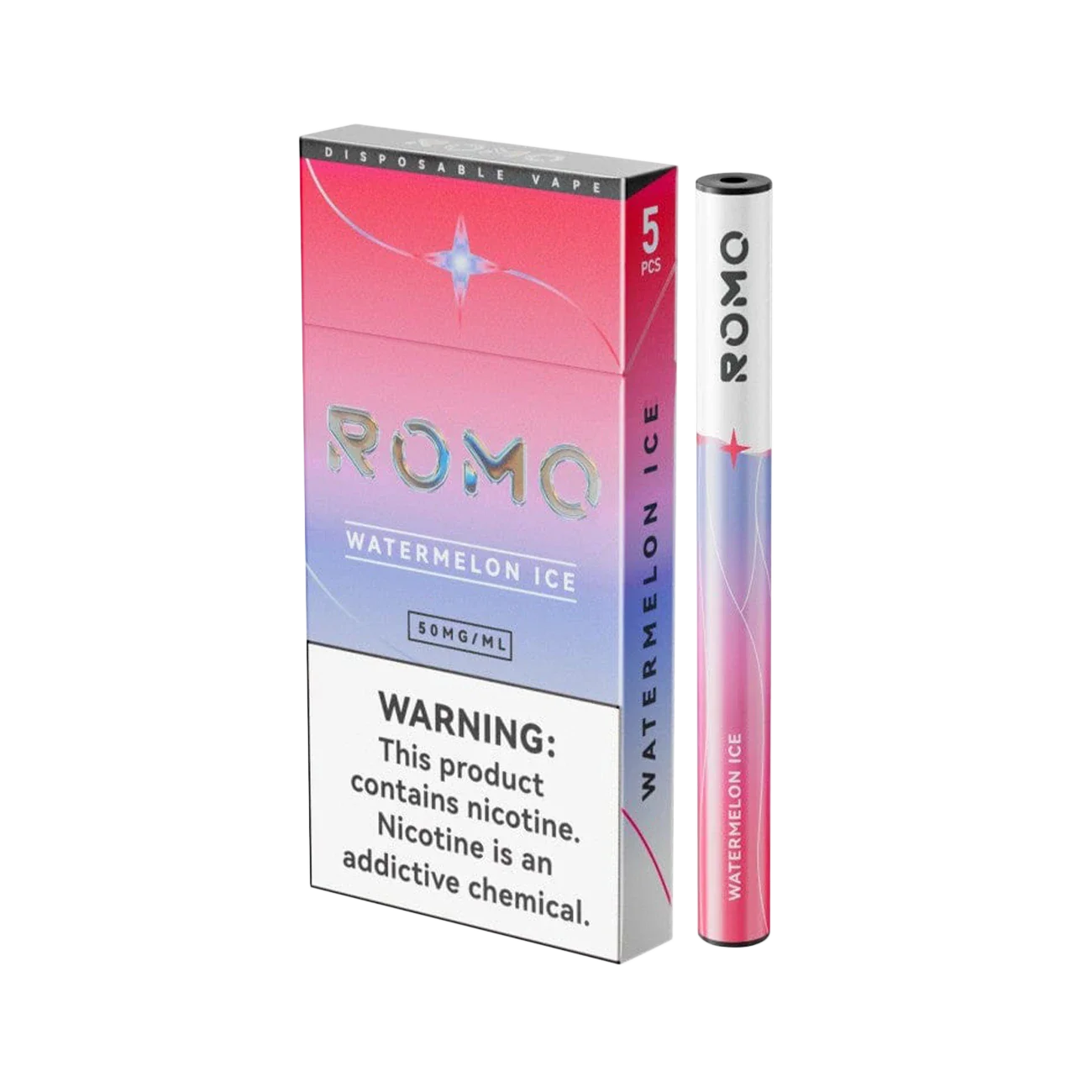 Romo 200 Puffs Disposable Vape 5PK