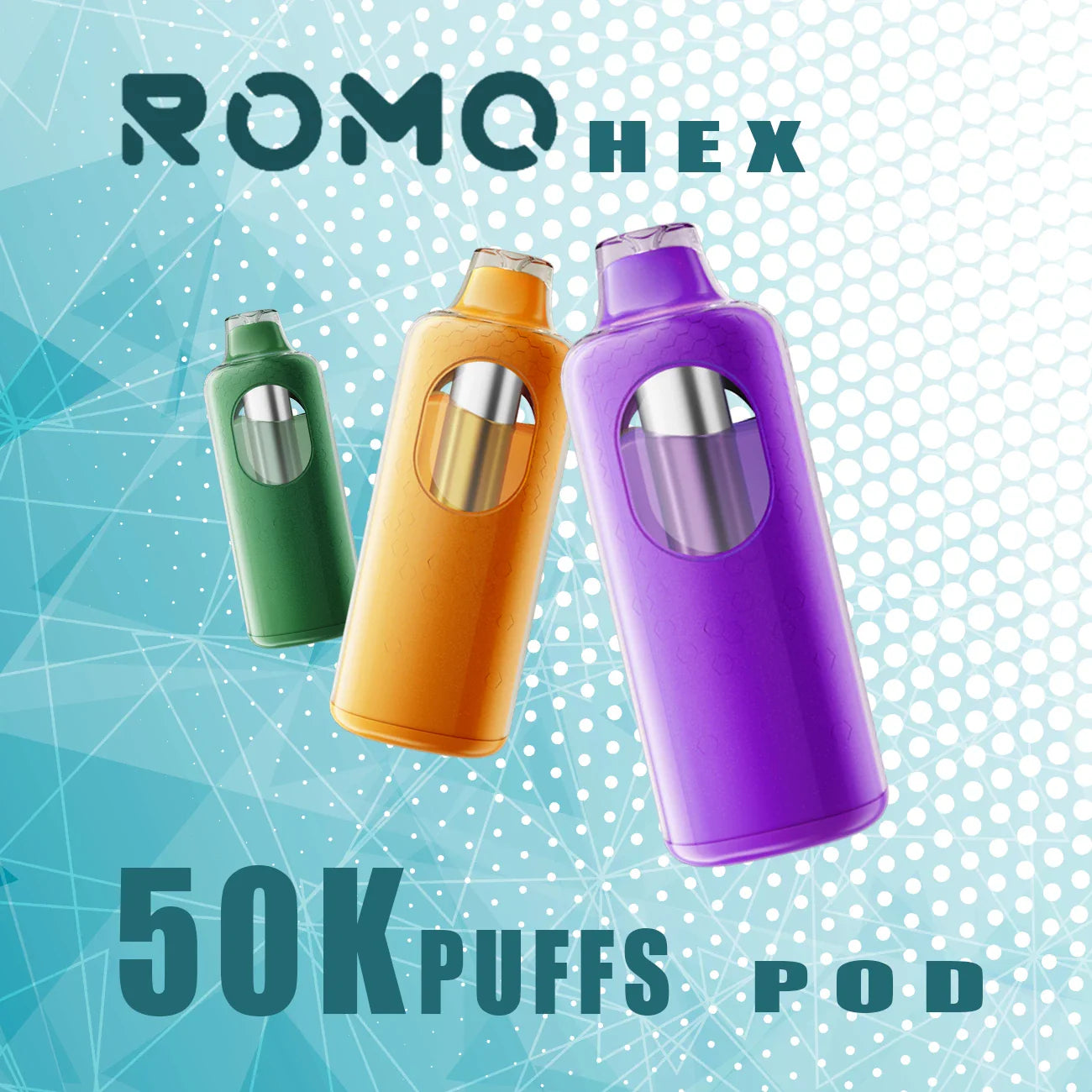 Romo Hex 50K Puffs Pod Disposable Vape