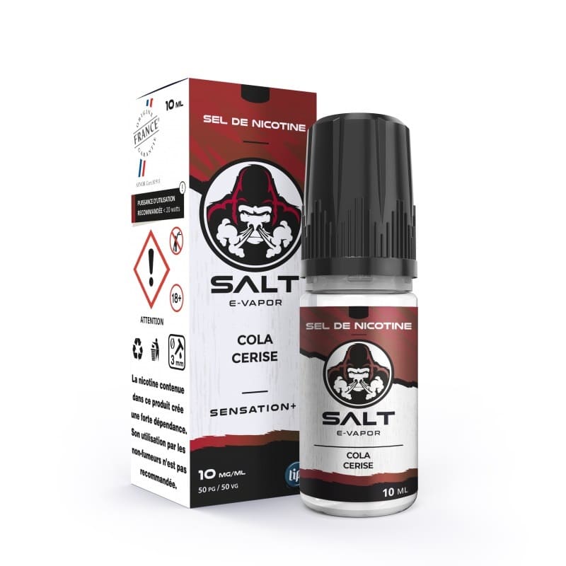 SALT E-VAPOR Cola Cerise - Sel de nicotine 10ml