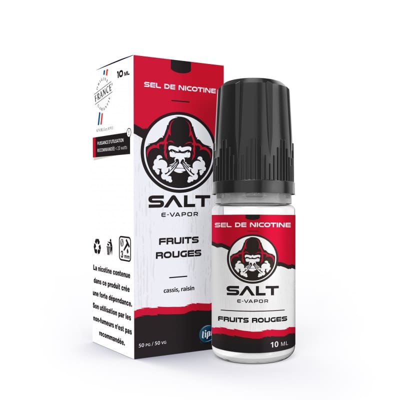 SALT E-VAPOR Fruits Rouges - Sel de nicotine 10ml