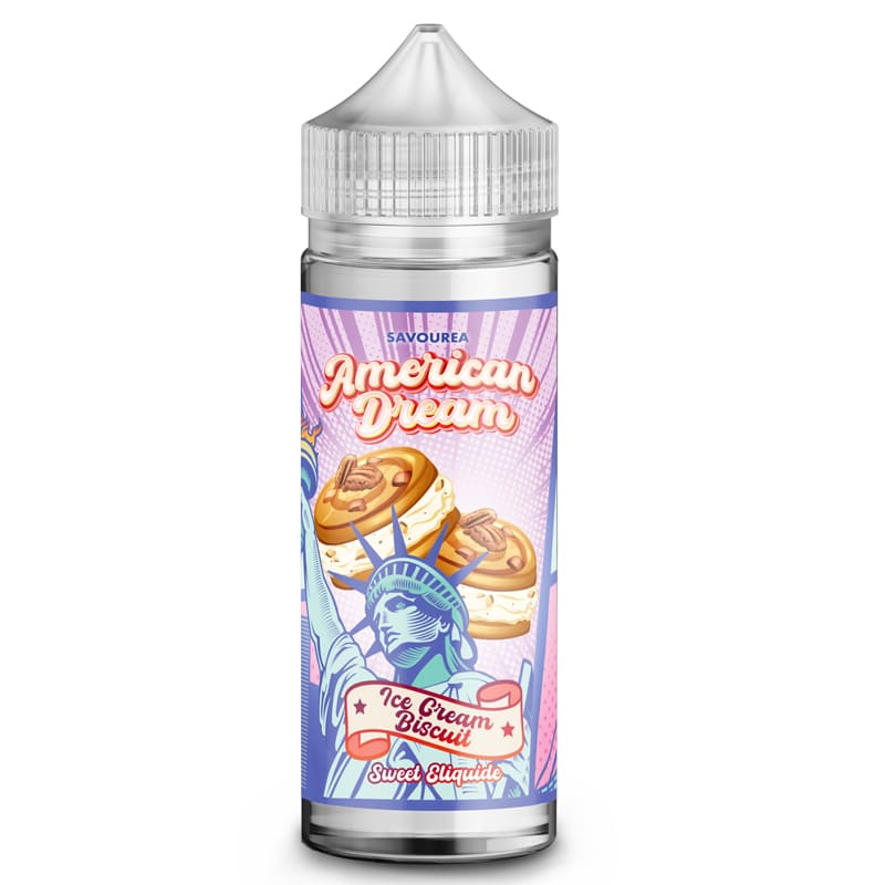 SAVOUREA American Dream Ice Cream Biscuit - E-liquide 50ml/100ml