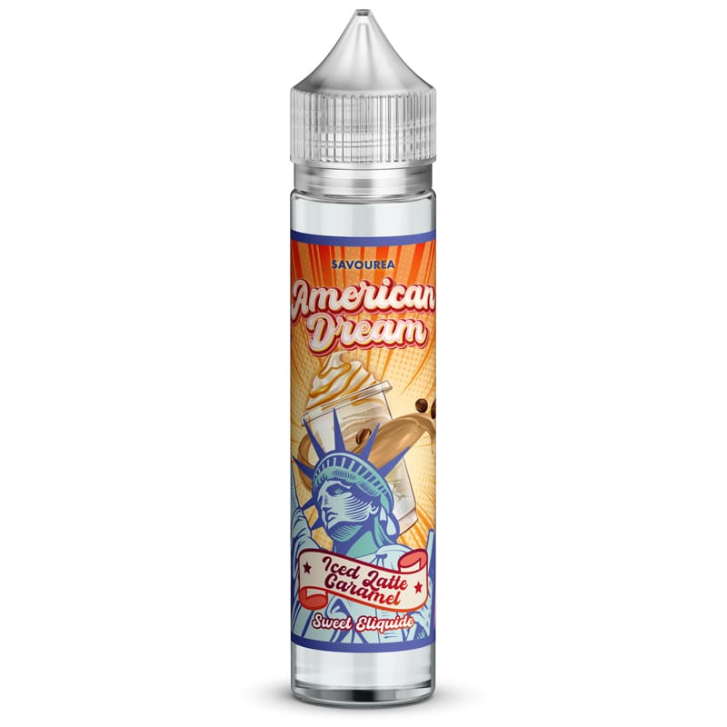 SAVOUREA American Dream Iced Latte Caramel - E-liquide 50ml/100ml