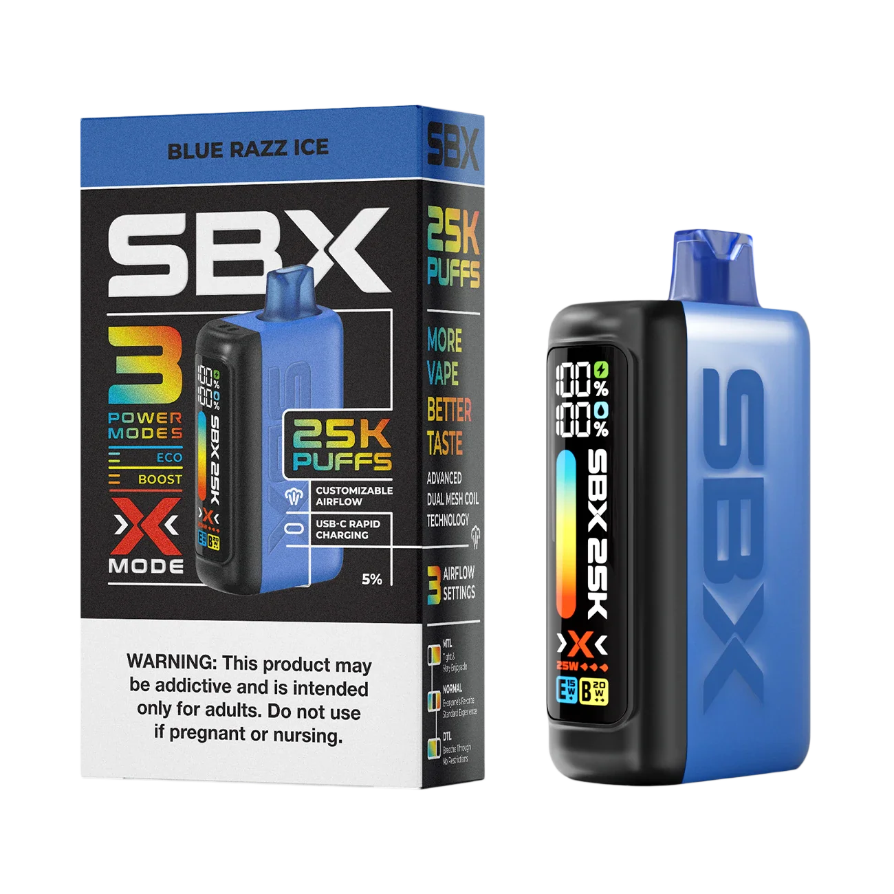 SBX 25K Puffs Disposable Vape