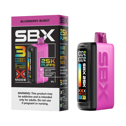 SBX 25K Puffs Disposable Vape