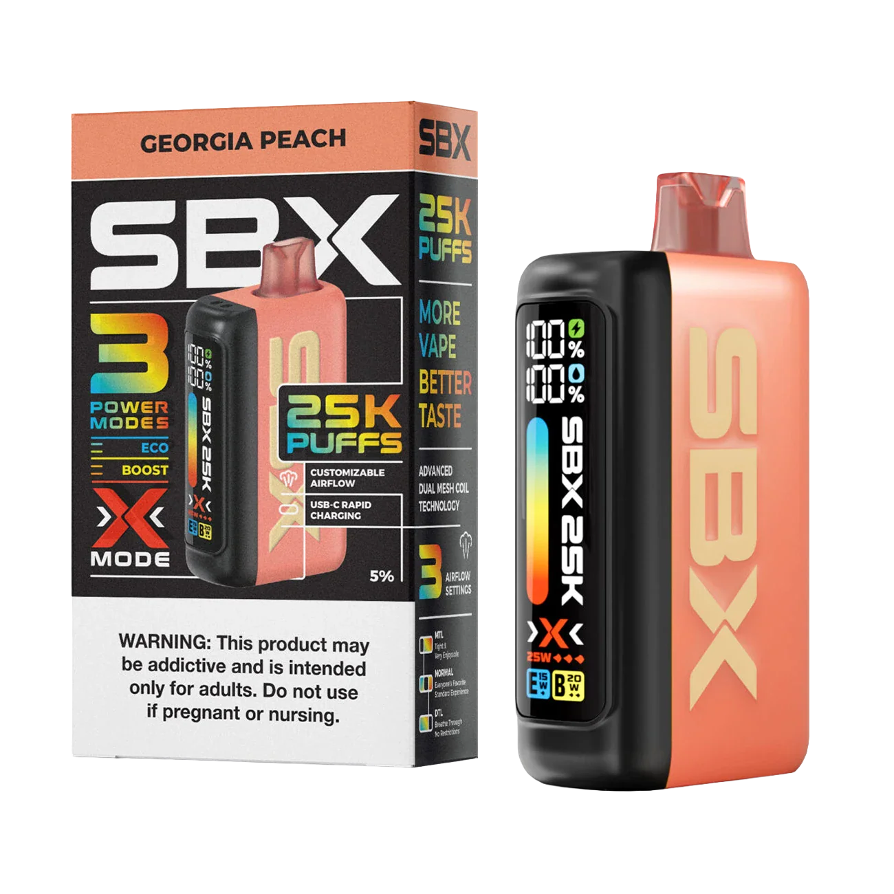 SBX 25K Puffs Disposable Vape