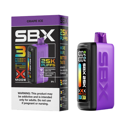 SBX 25K Puffs Disposable Vape