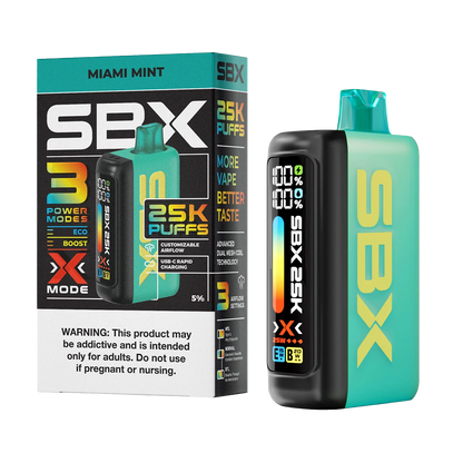 SBX 25K Puffs Disposable Vape
