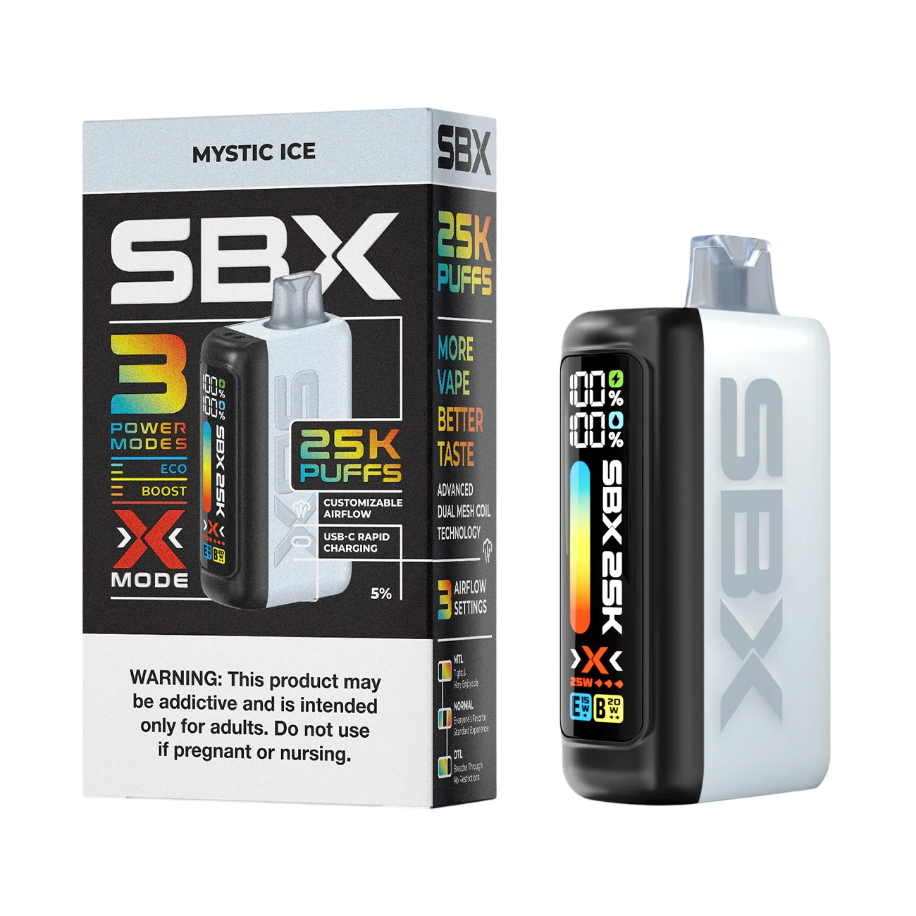SBX 25K Puffs Disposable Vape