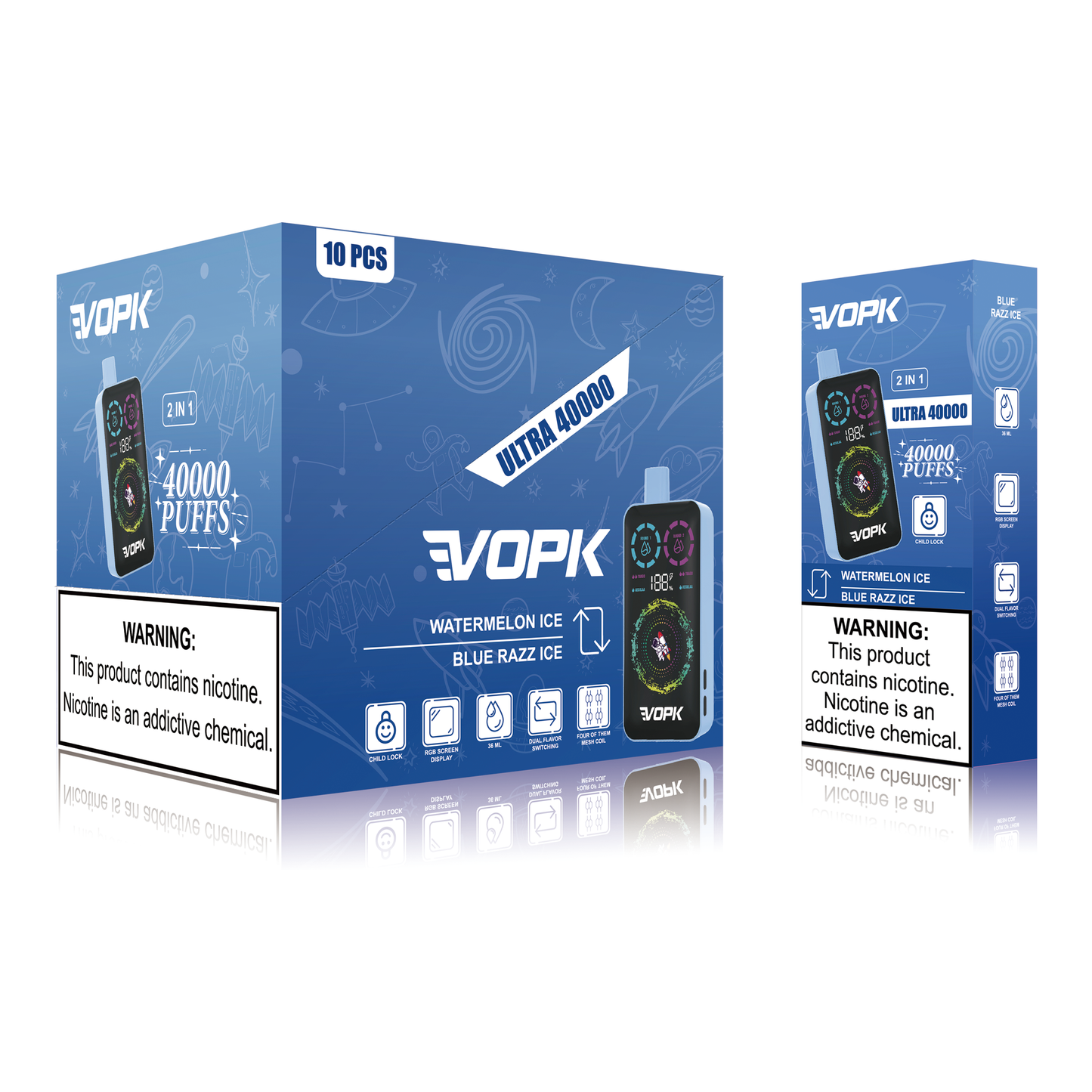 VOPK ULTRA 40000 Puffs Double Taste Disposable Vape – Advanced Features for Maximum Enjoyment