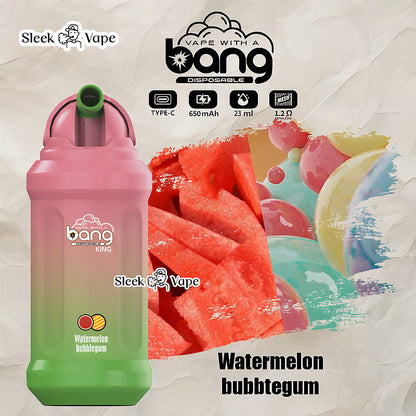 Bang King 12000 Puffs Disposable Vape(0% to 5% Nicotine)- 23ml E-Liquid, 850mAh Battery 20 Flavors