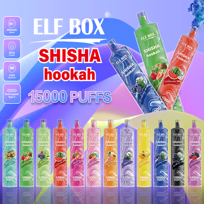 ELF BOX LS15000 Puffs 0% 2% 5% Nicotine Rechargeable Disposable Vape