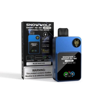 SnowWolf Smart HD 15K Disposable Vape (5%, 15000 Puffs)